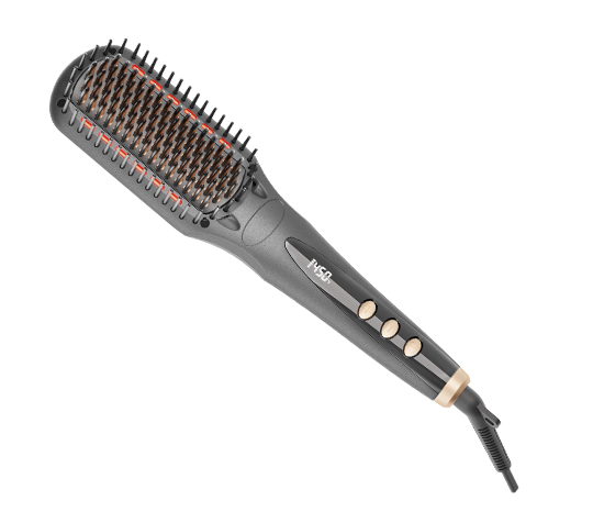 Infrared &negative ion hair straightening brush
